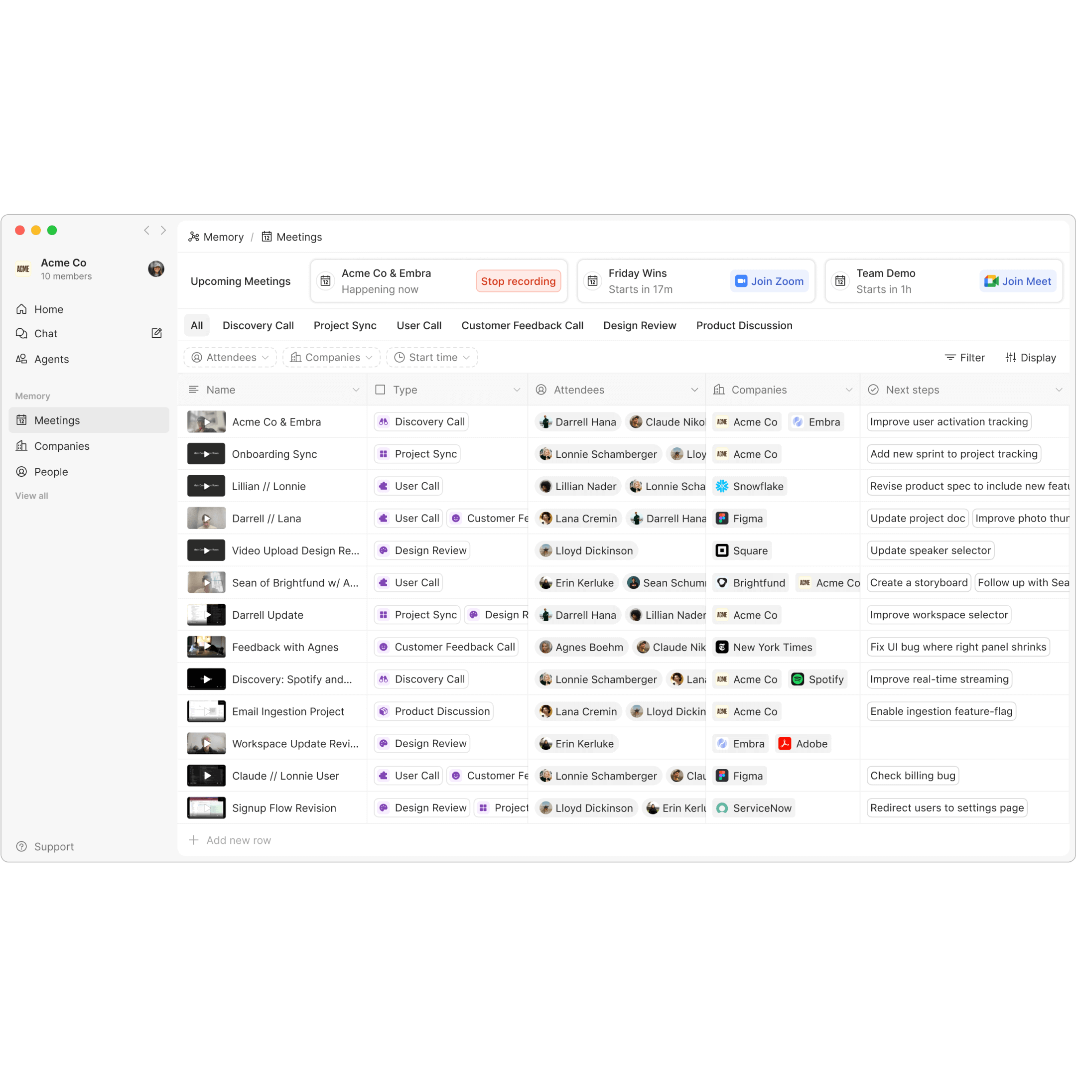 Designing persistent memory in Embra
